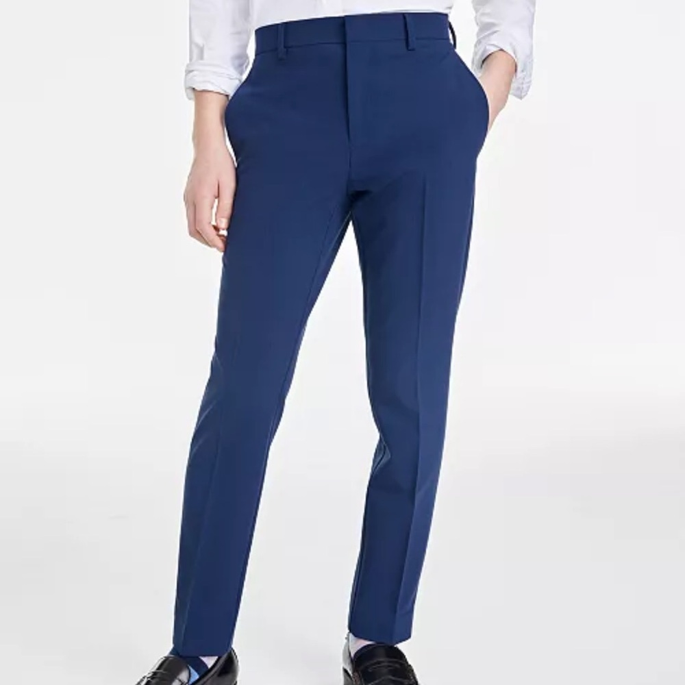 Kenneth Cole Reaction Kids Navy Blue Formal Trouser Pants Size 8